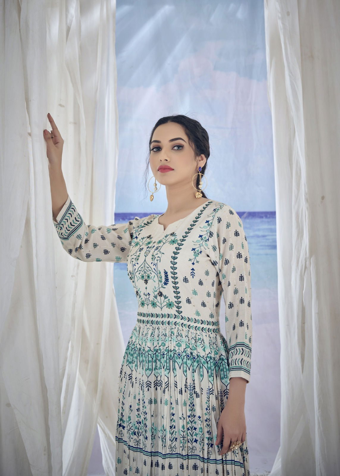 Kig By Amoha Viscose Muslin Printed Long Kurtis Catalog